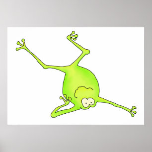 Impressão da arte do sapo da ioga do suporte do
