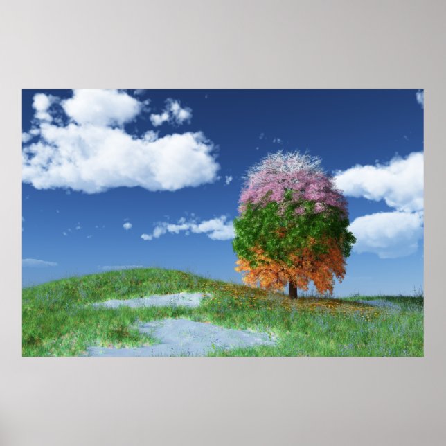 Impressão da Árvore da Estação (Frente)