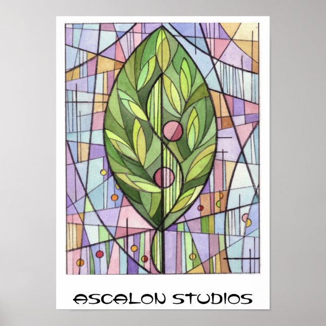 Impressão da "árvore da vida" dos Estúdios Ascalon (Frente)