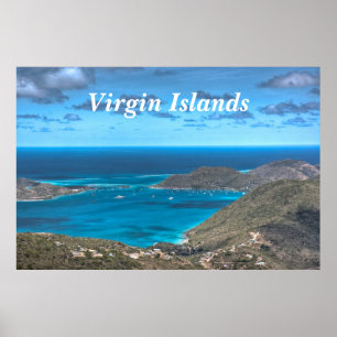 Impressão da baía de Virgin Islands
