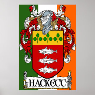 Impressão da brasão de Hackett