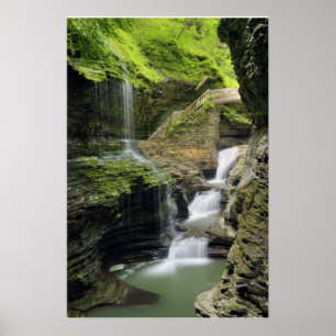 Impressão da cachoeira do vale de Watkins