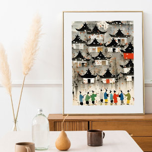 Impressão da Câmara de Aquarela Encantadora - Arte