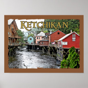 Impressão da carteira de Ketchikan
