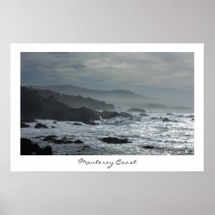 Impressão da costa de Monterey