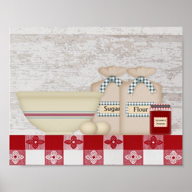 Impressão da cozinha da vovó (Frente)