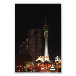 Impressão da foto de Las Vegas da torre da