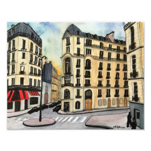Impressão da foto de Paris