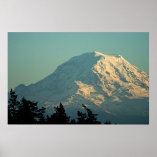 Impressão da foto: Inverno o Monte Rainier