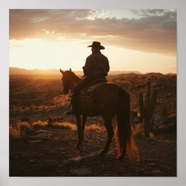 Impressão da Hora Dourada no Deserto - Cavaleiro S