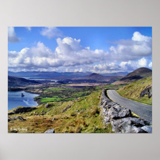 Impressão da Irish Mountain Road