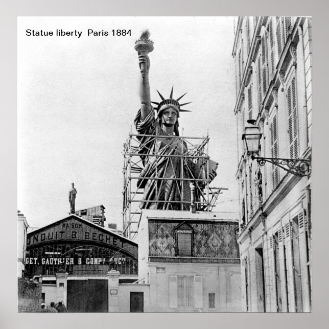 Impressão da liberdade de estátua (Frente)