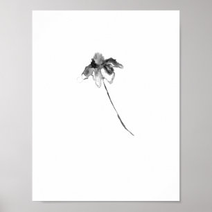 Impressão da litografia da tinta da flor