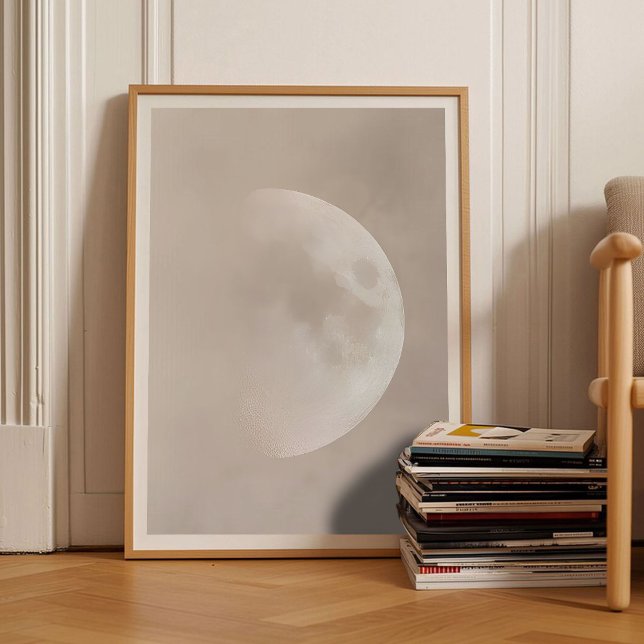 Impressão da Lua Cartaz da Lua Pintura da Lua Mal- (Criador carregado)