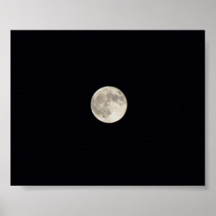 Impressão da Lua cheia
