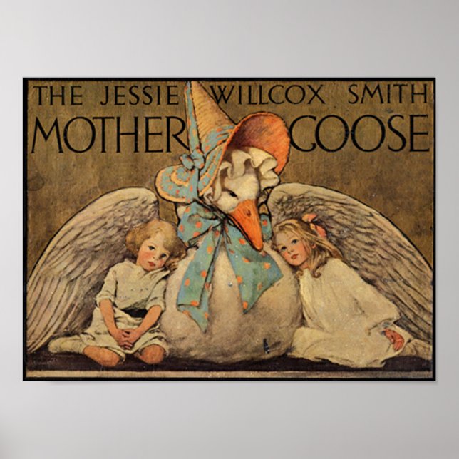 Impressão da Mãe de Ganso Jessie Willcox Smith (Frente)