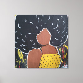 Impressão da moça africana Rhonda Patton