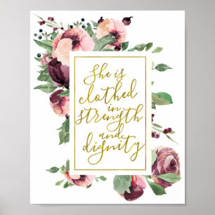 Impressão da mulher dos provérbio 31
