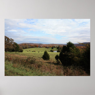 Impressão da paisagem de Ozark