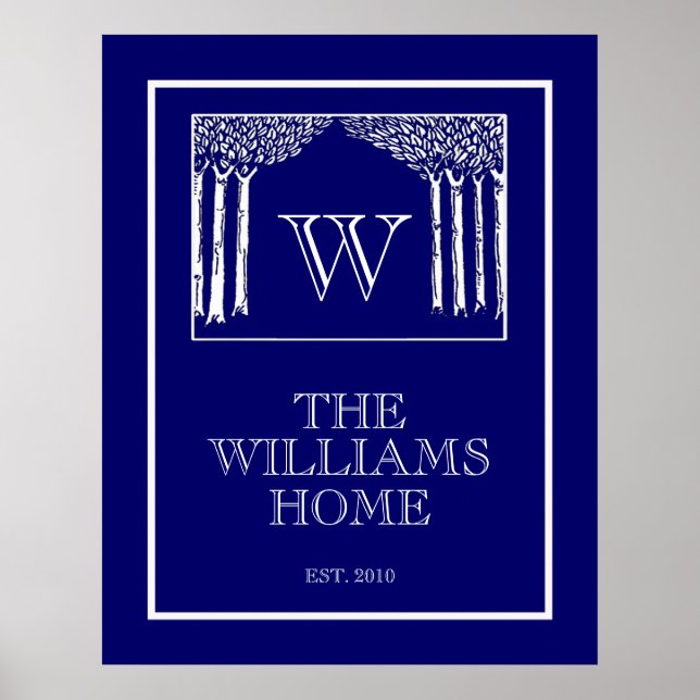 Impressão da Parede da Família Art Nouveau Persona (Frente)