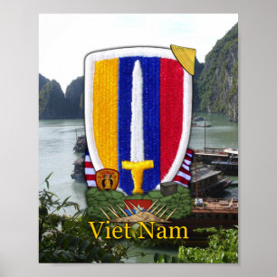 IMPRESSÃO da Patch de Guerra do Vietname do USARV
