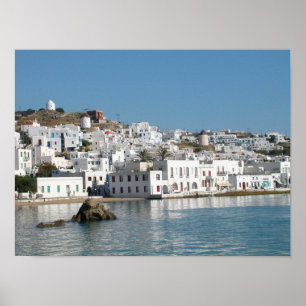 Impressão da piscina de Mykonos