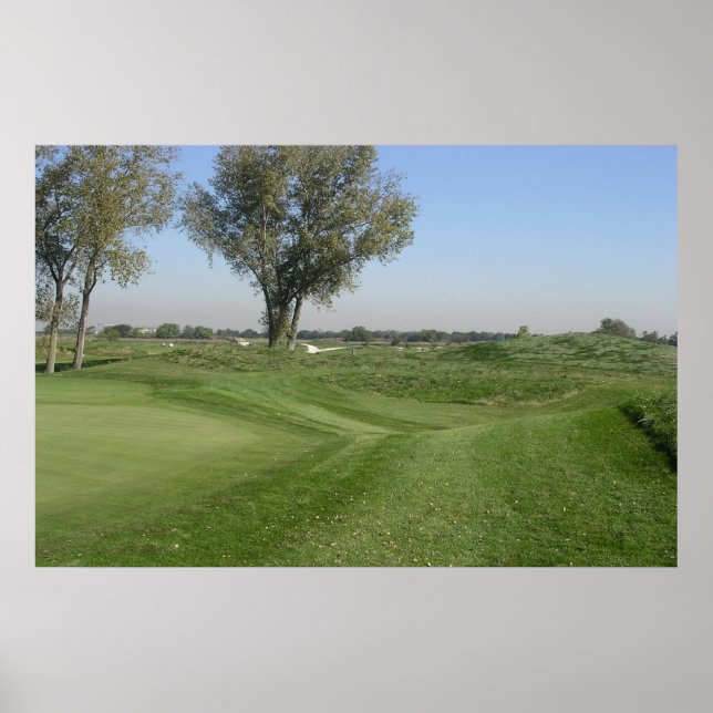 Impressão da pista de golfe (Frente)