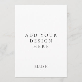 Impressão da placa menus de 5"x7"