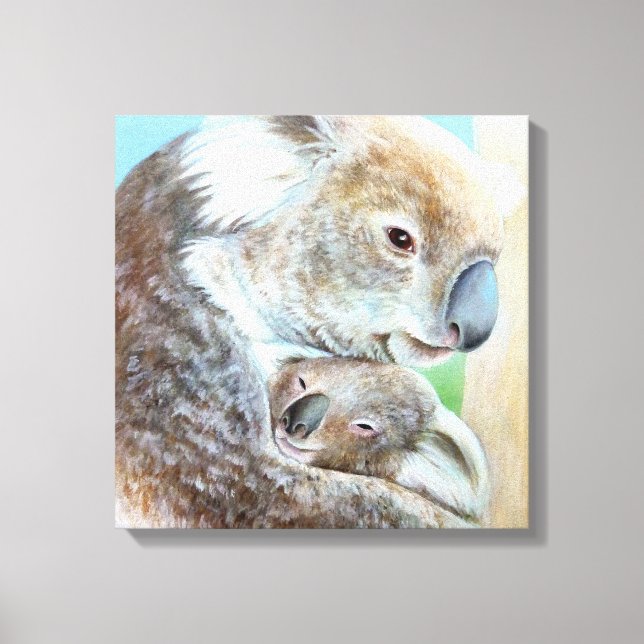 Impressão da praça de arte da canvas Koala (Frente)