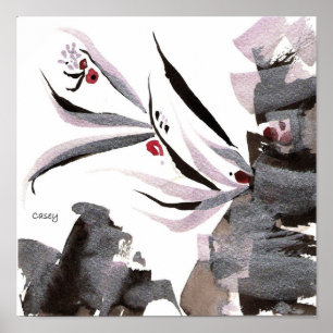 Impressão da rocha da lavanda