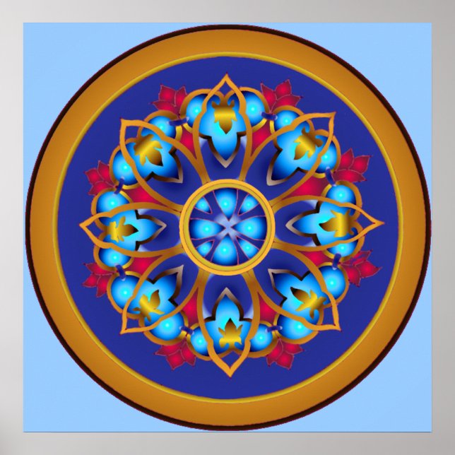 Impressão da roda do imperador (Frente)