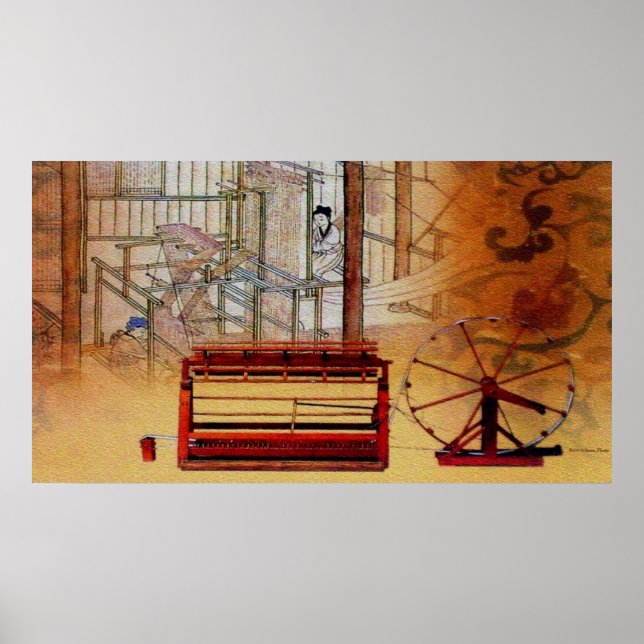 Impressão da roda giratória chinesa (Frente)