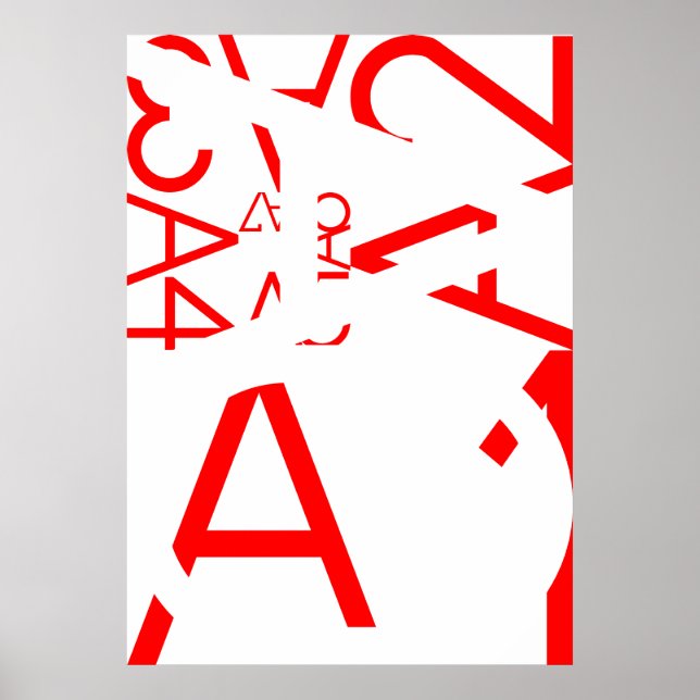 IMPRESSÃO da série ISO A (Frente)