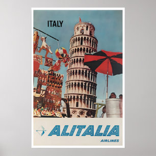 Impressão da Torre de Pisa Itália Arte Viagem Ital