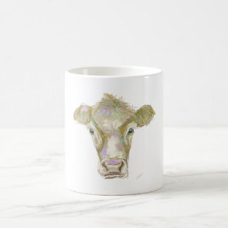 Impressão da vaca na caneca
