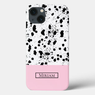 Impressão Dalmático com nome personalizado rosa