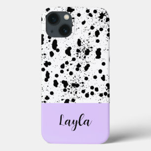 Impressão Dalmático com nome personalizado roxo
