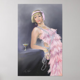 Impressão das belas artes do Flapper da primavera