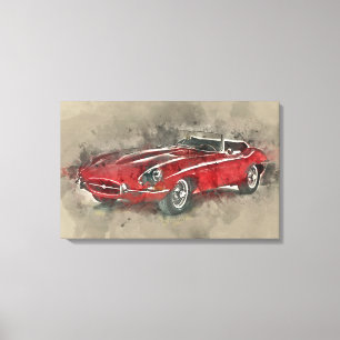 Impressão das canvas de arte da parede do carro d