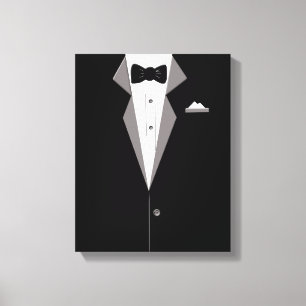 Impressão das canvas de arte do terno do smoking