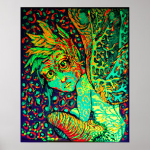 Impressão das canvas de Fae do fogo