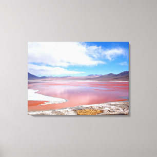 Impressão das canvas de Laguna Colorada