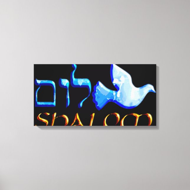 Impressão das canvas de Shalom (Frente)