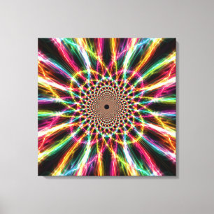 Impressão das canvas do arco-íris do relâmpago