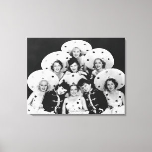 Impressão das canvas do grupo das meninas de coro