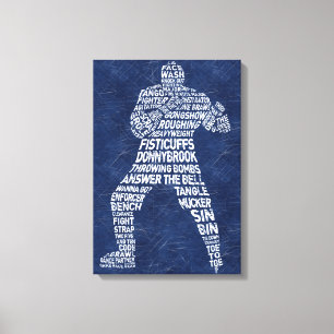 Impressão das canvas do impulsionador do hóquei