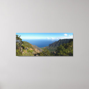 Impressão das canvas do panorama do vale de