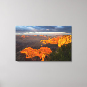 Impressão das canvas do por do sol 1 do ponto do