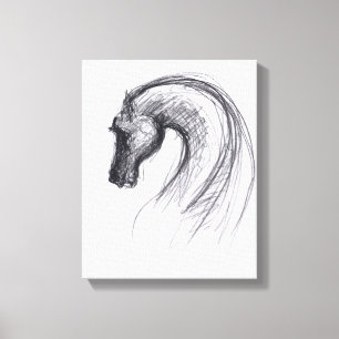 Impressão das canvas do zodíaco do ano do cavalo
