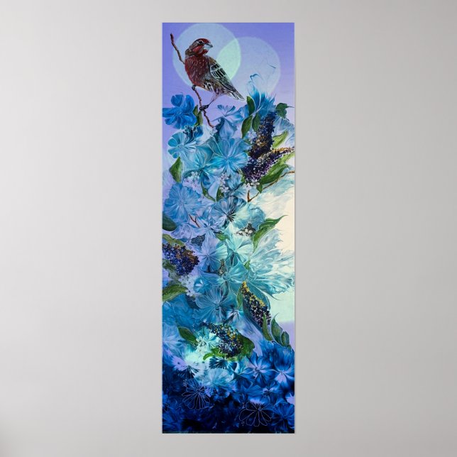 Impressão das coxas e flores (Frente)